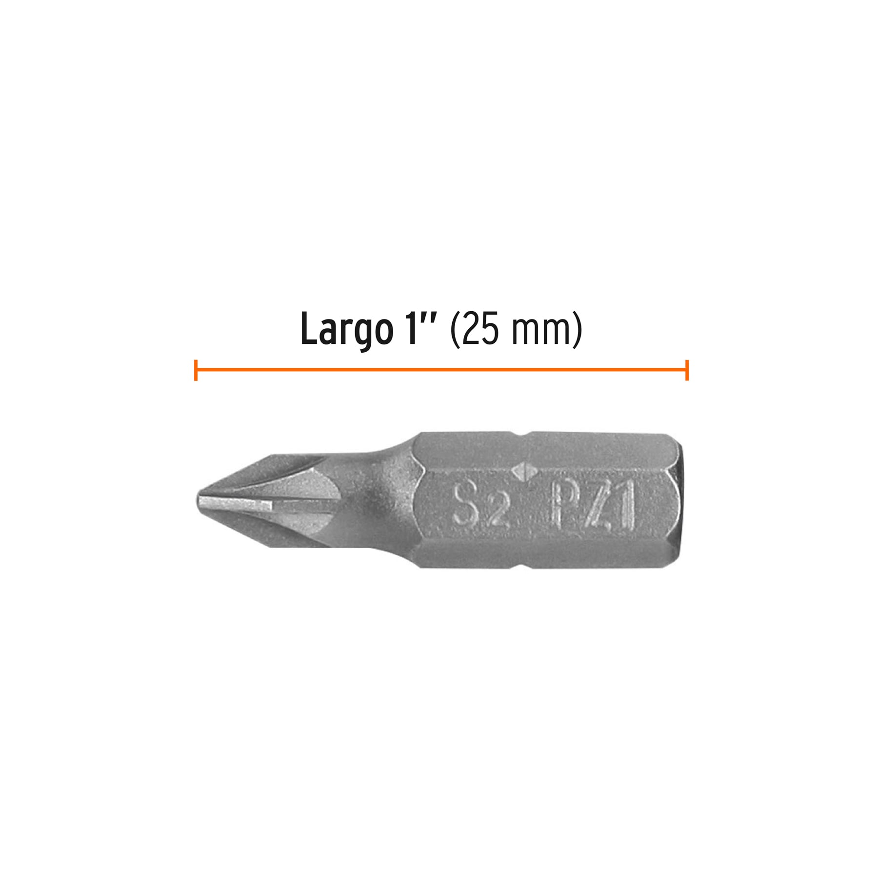Estuche con 5 puntas pozidriv PZ1 largo 1', TRUPER EXPERT - Imagen 3
