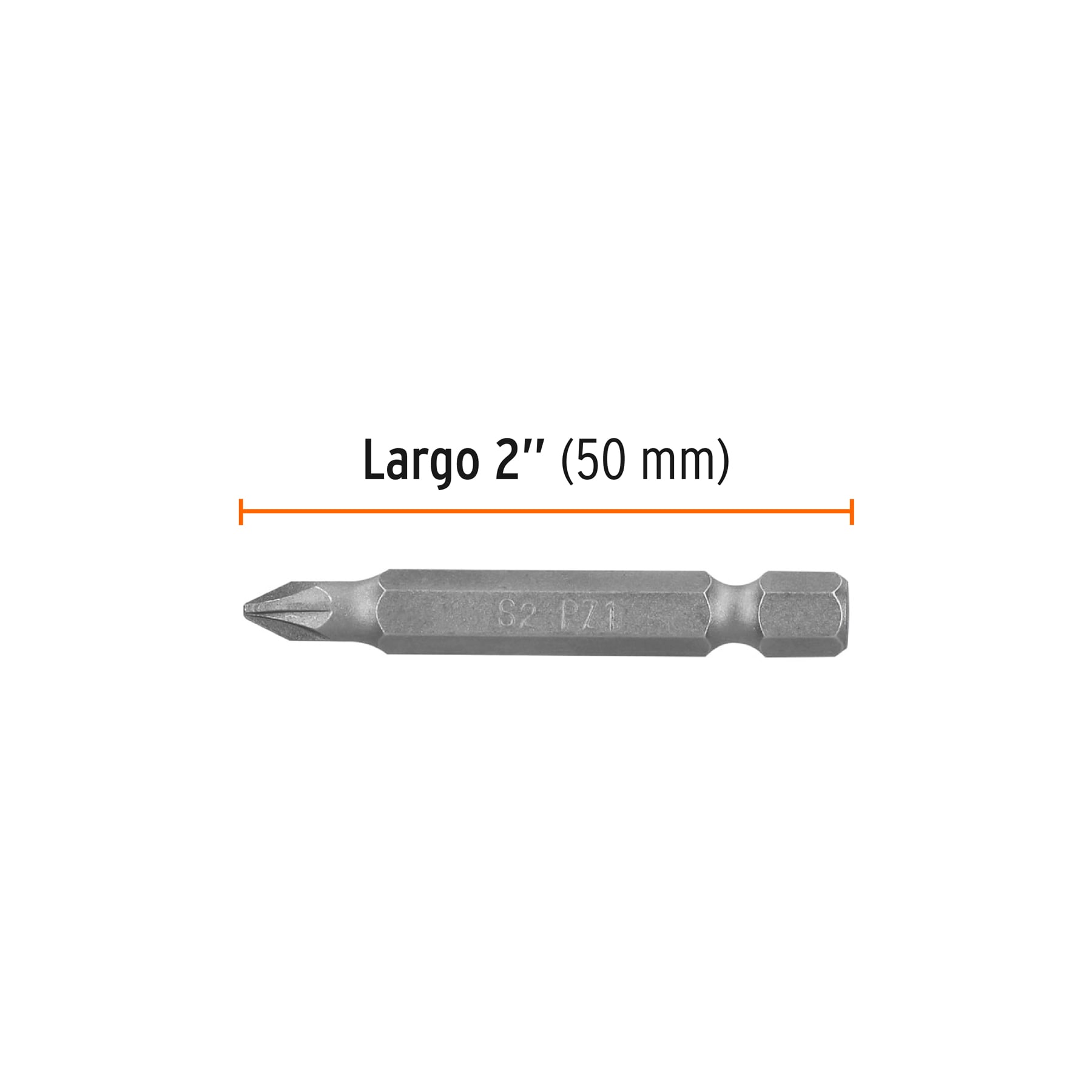Estuche con 5 puntas pozidriv PZ1 largo 2', TRUPER EXPERT - Imagen 3