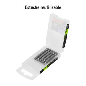 Estuche con 5 puntas pozidriv PZ1 largo 2', TRUPER EXPERT - Imagen 4