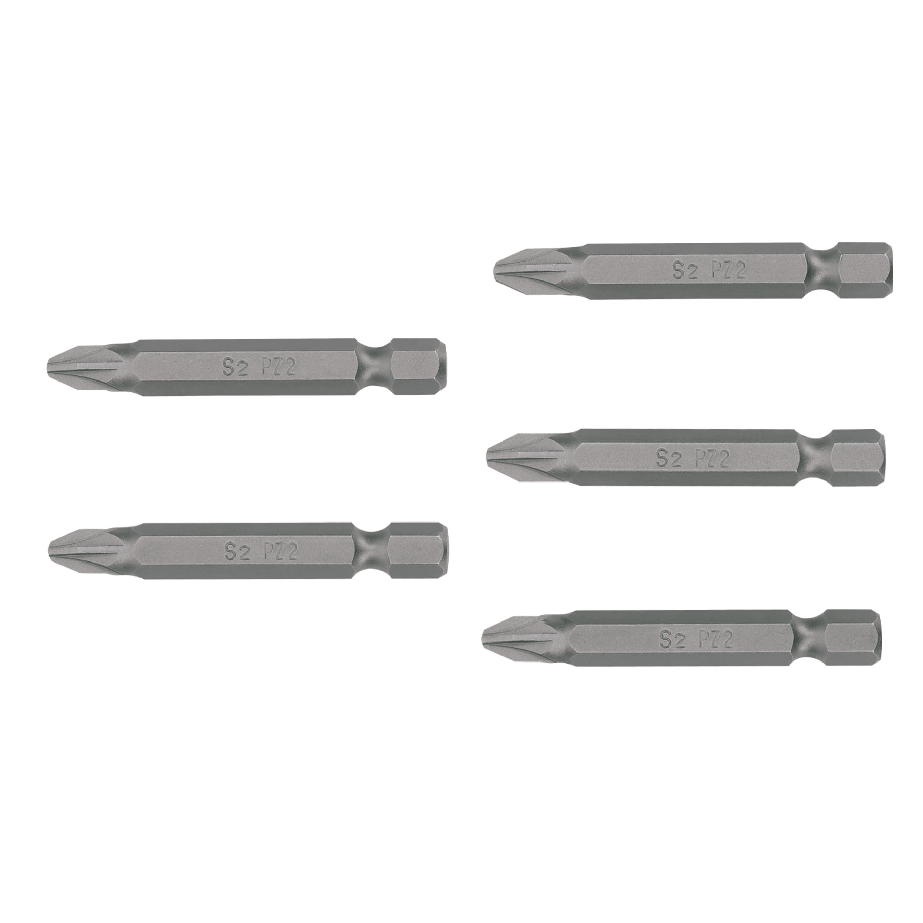 Estuche con 5 puntas pozidriv PZ2 largo 2', TRUPER EXPERT - Imagen 2