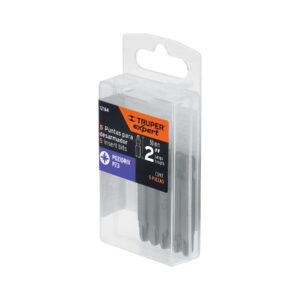 Estuche con 5 puntas pozidriv PZ3 largo 2', TRUPER EXPERT - Imagen 5