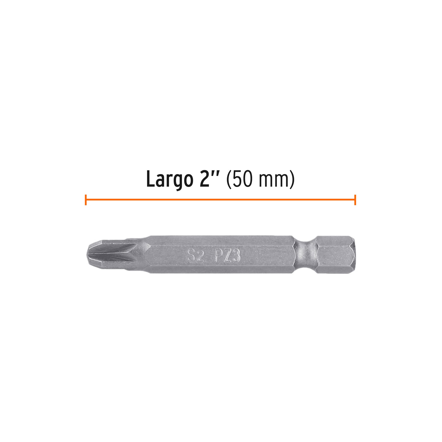 Estuche con 5 puntas pozidriv PZ3 largo 2', TRUPER EXPERT - Imagen 3