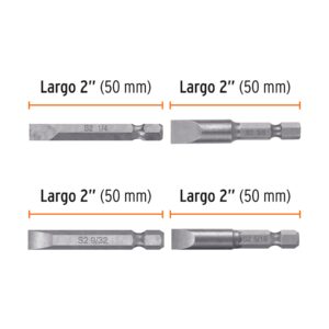 Juego de 5 puntas planas combinadas largo 2', TRUPER EXPERT - Imagen 3