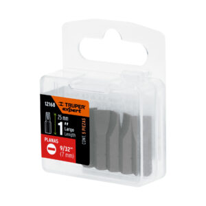 Estuche con 5 puntas planas de 9/32' largo 1', TRUPER EXPERT - Imagen 5