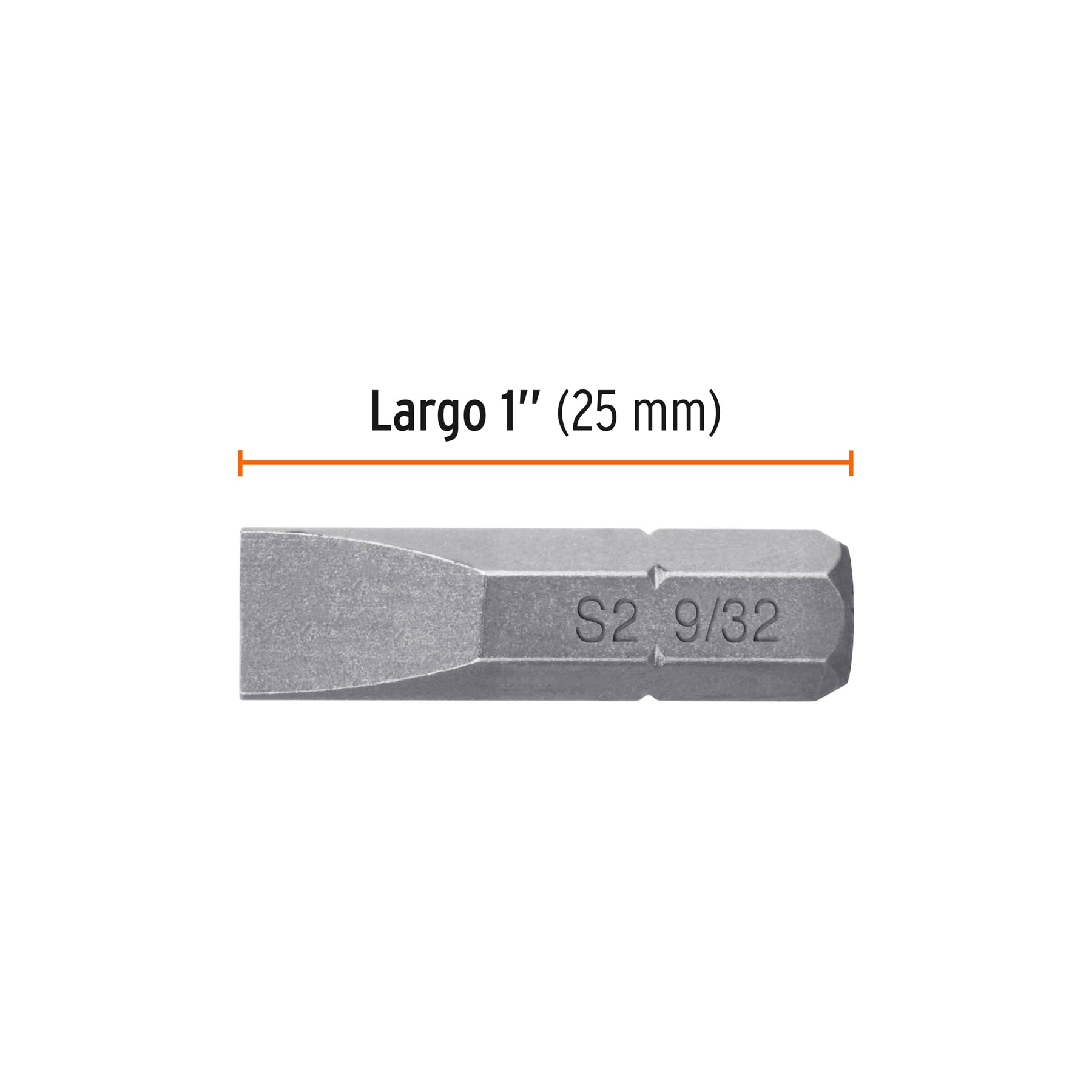 Estuche con 5 puntas planas de 9/32' largo 1', TRUPER EXPERT - Imagen 3