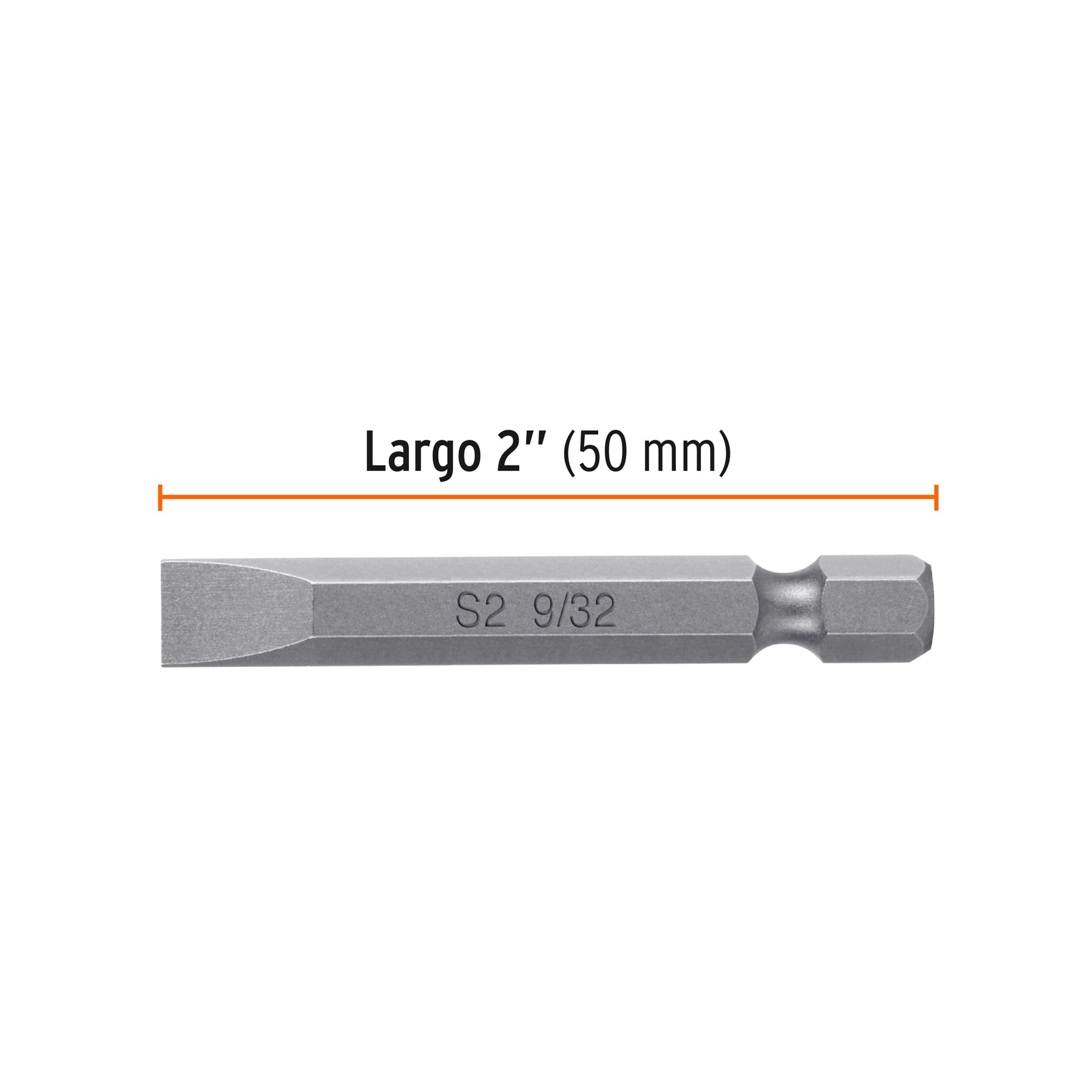 Estuche con 5 puntas planas de 9/32' largo 2', TRUPER EXPERT - Imagen 2