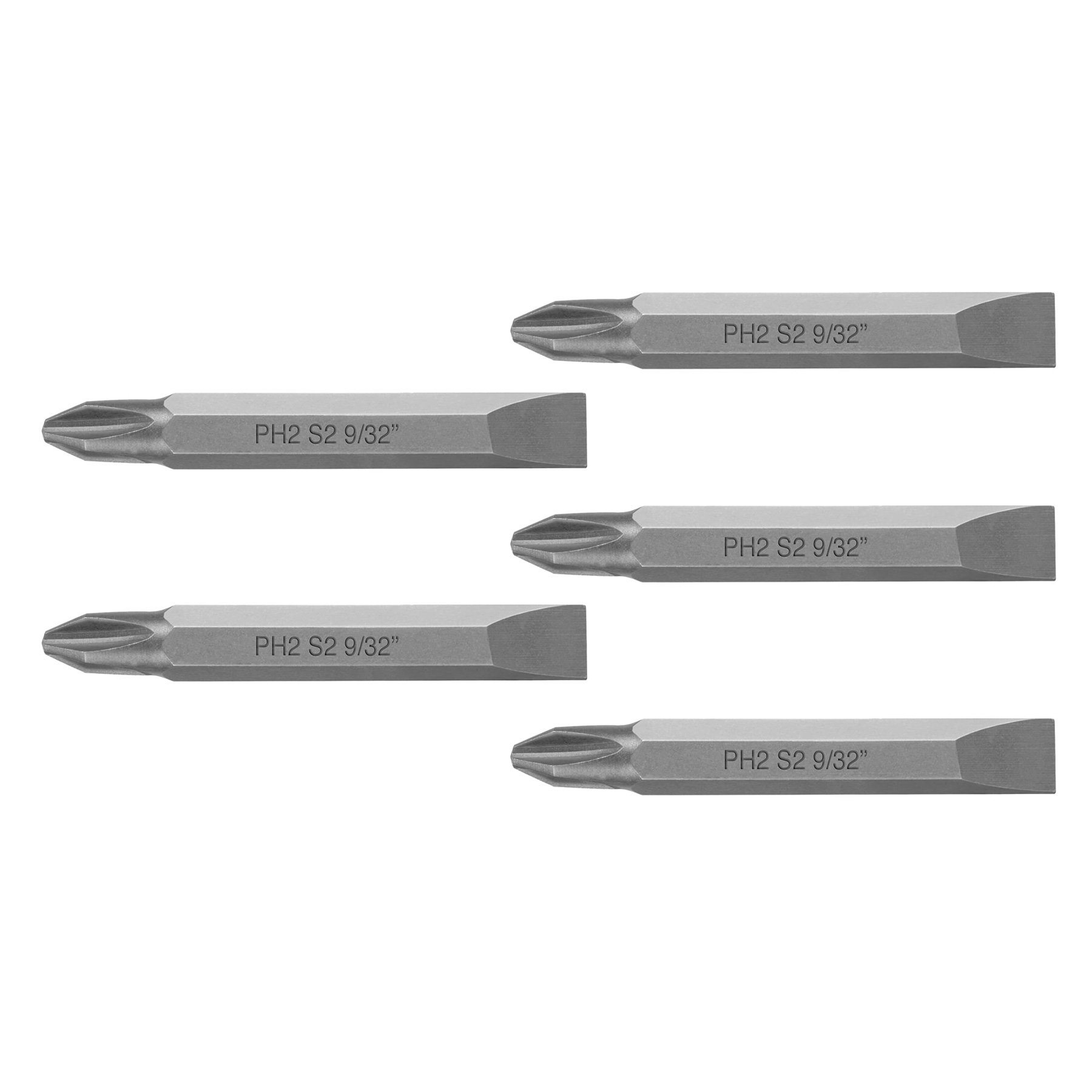 Estuche con 5 puntas dobles PH2 y 9/32' largo 2', EXPERT - Imagen 2