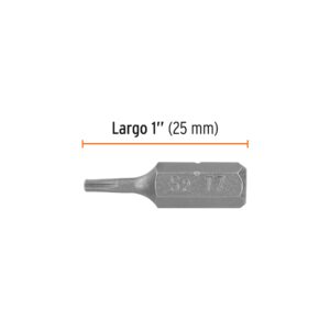 Estuche con 5 puntas torx T7 largo 1', TRUPER EXPERT - Imagen 3