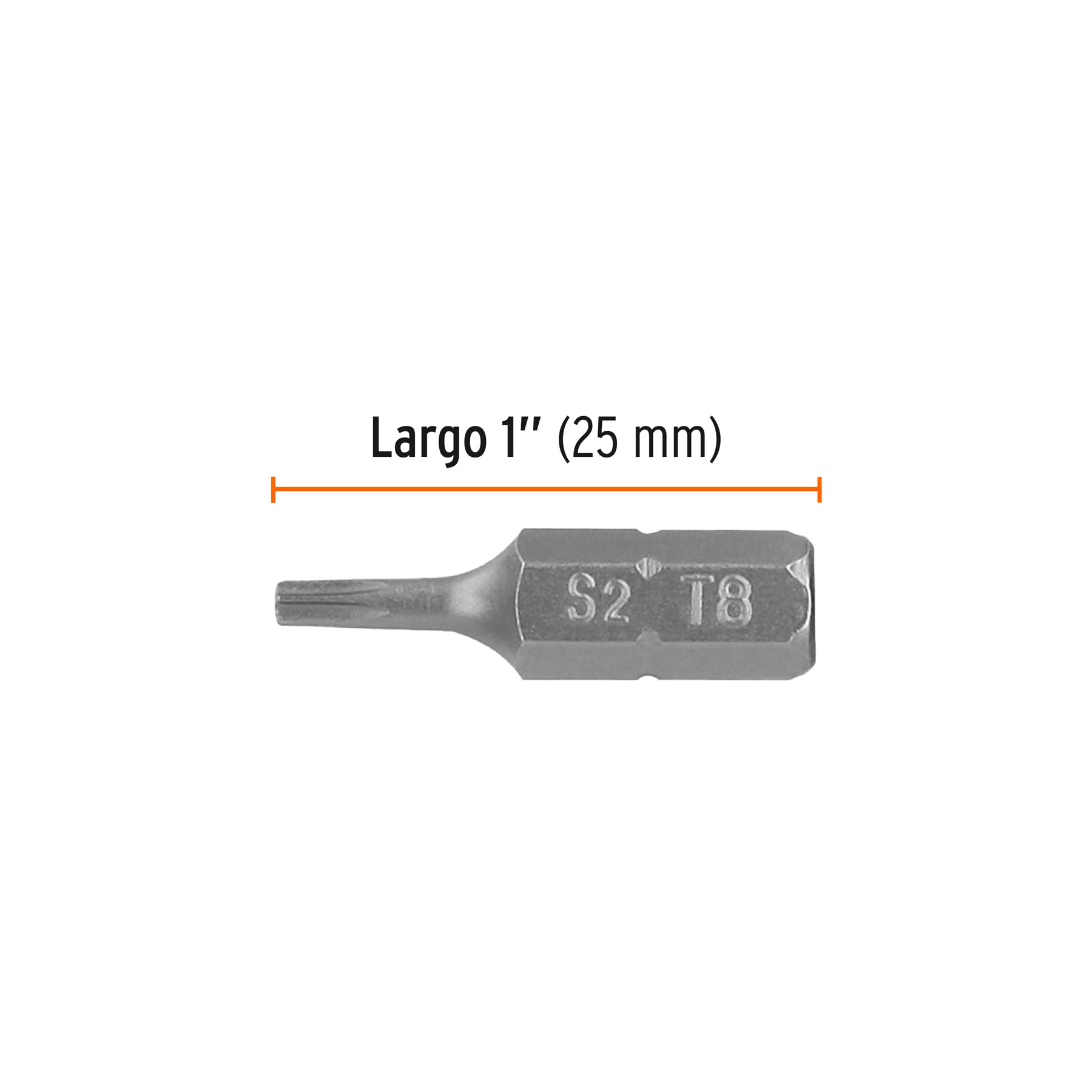 Estuche con 5 puntas torx T8 largo 1', TRUPER EXPERT - Imagen 3