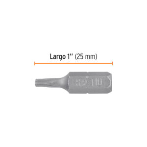 Estuche con 5 puntas torx T10 largo 1', TRUPER EXPERT - Imagen 3