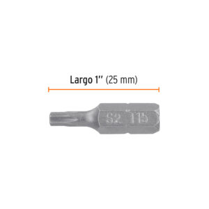 Estuche con 5 puntas torx T15 largo 1', TRUPER EXPERT - Imagen 3