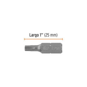 Estuche con 5 puntas torx T20 largo 1', TRUPER EXPERT - Imagen 3