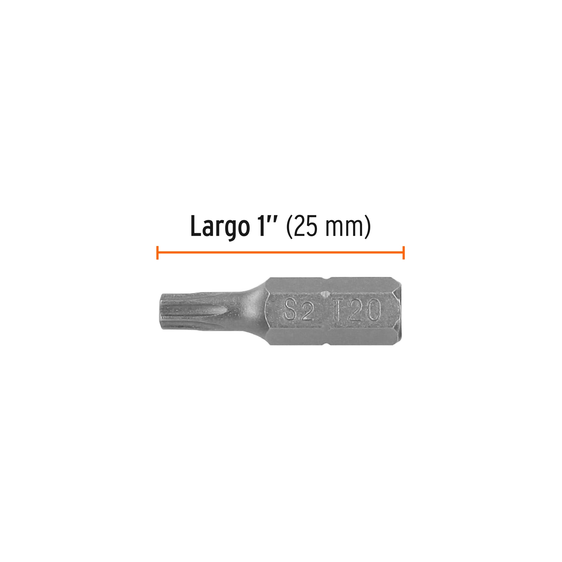 Estuche con 5 puntas torx T20 largo 1', TRUPER EXPERT - Imagen 3