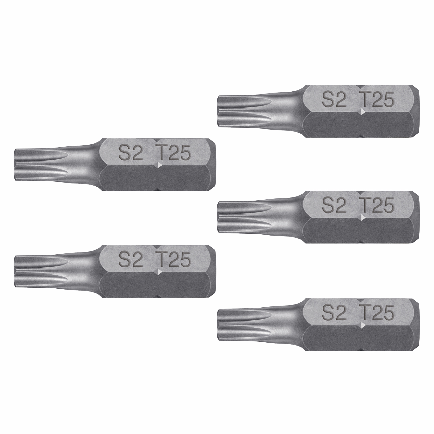 Estuche con 5 puntas torx T25 largo 1', TRUPER EXPERT - Imagen 2