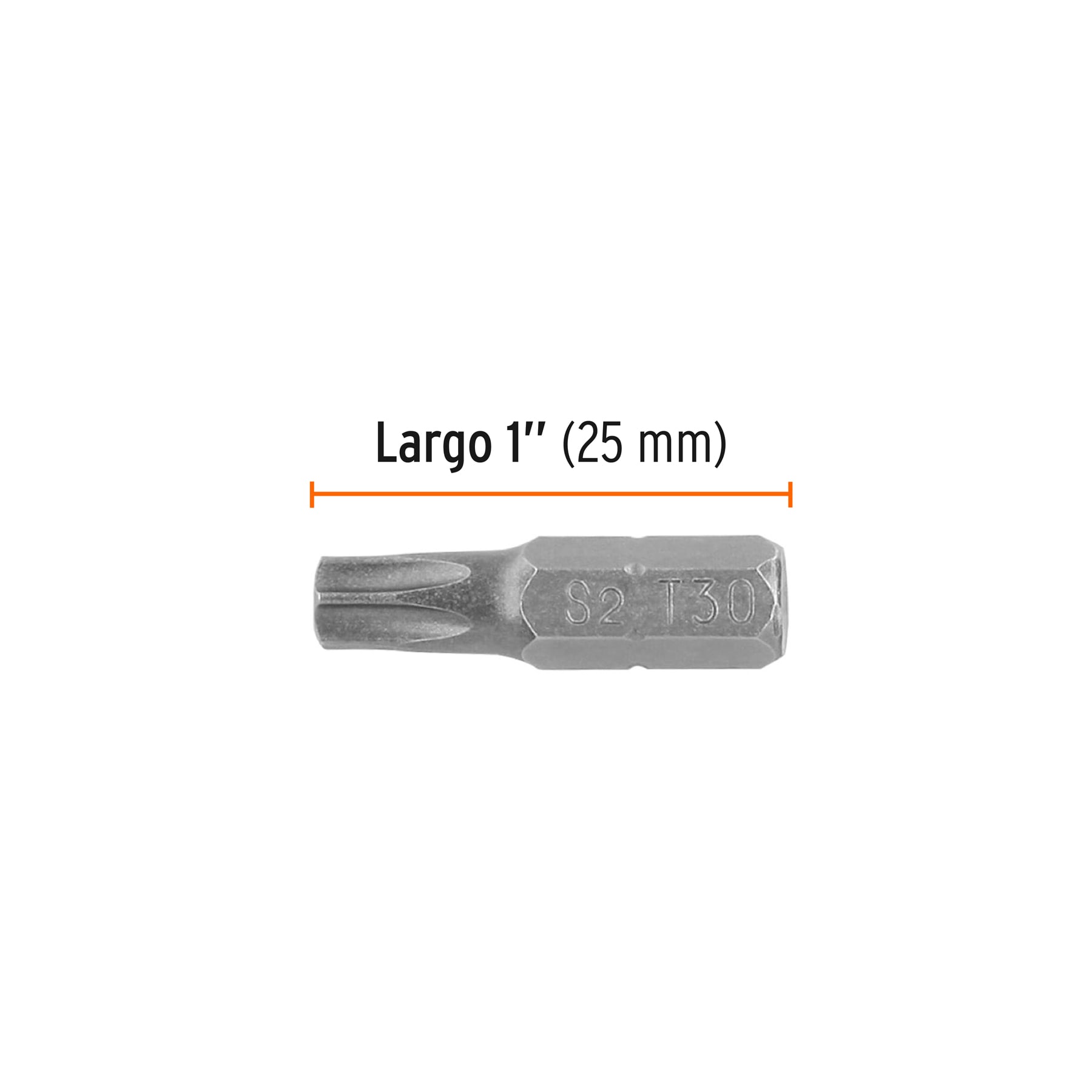 Estuche con 5 puntas torx T30 largo 1', TRUPER EXPERT - Imagen 3