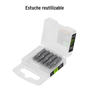 Estuche con 5 puntas torx T30 largo 1', TRUPER EXPERT - Imagen 4