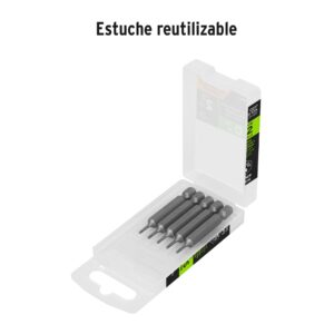 Estuche con 5 puntas torx T6 largo 2', TRUPER EXPERT - Imagen 4