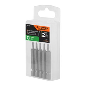 Estuche con 5 puntas torx T8 largo 2', TRUPER EXPERT - Imagen 5
