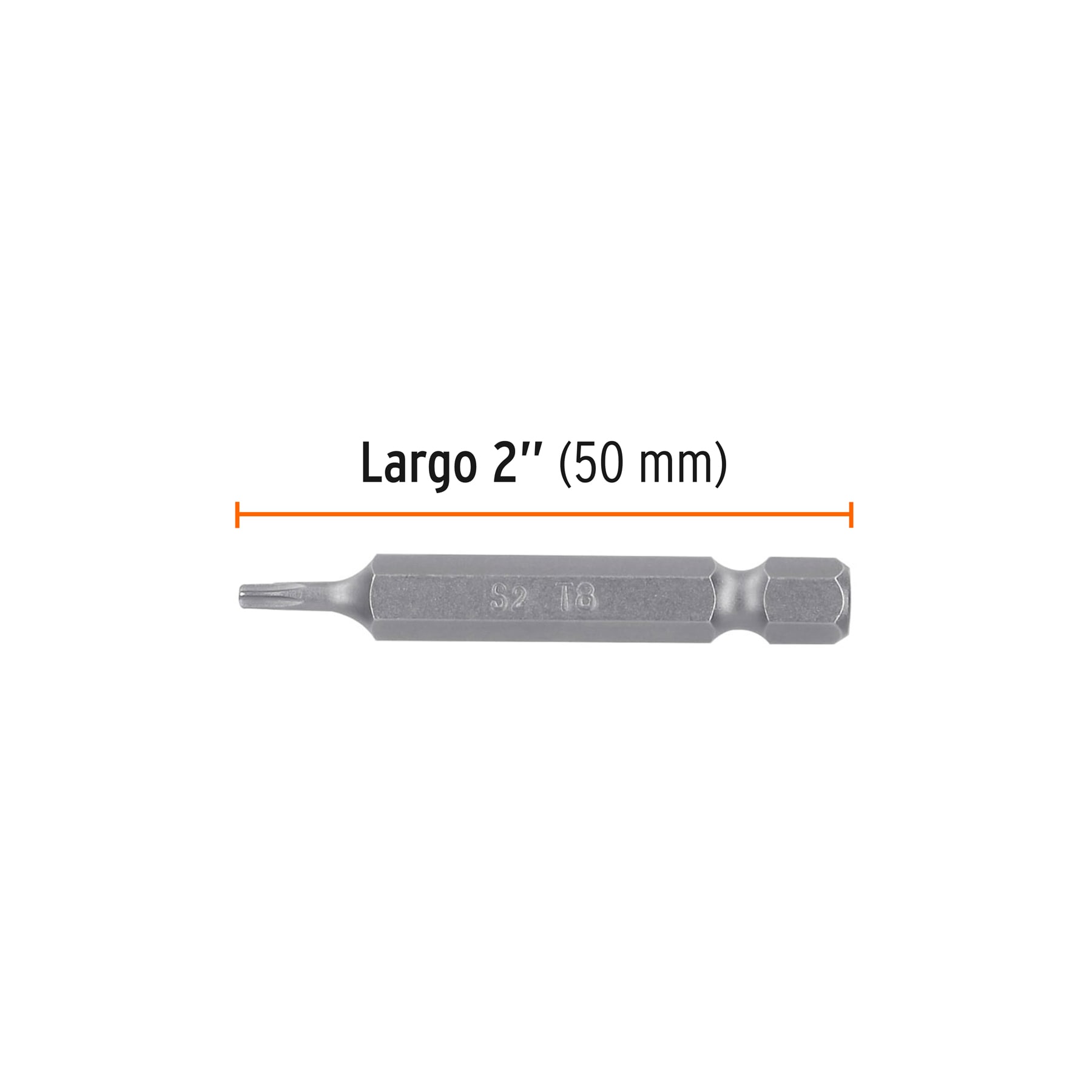 Estuche con 5 puntas torx T8 largo 2', TRUPER EXPERT - Imagen 3
