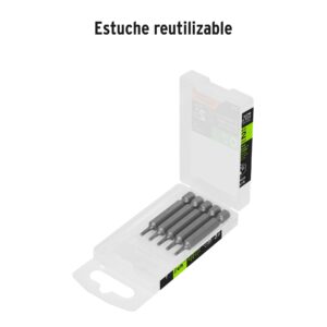 Estuche con 5 puntas torx T8 largo 2', TRUPER EXPERT - Imagen 4