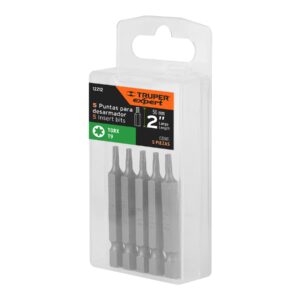 Estuche con 5 puntas torx T9 largo 2', TRUPER EXPERT - Imagen 5