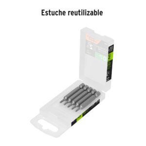 Estuche con 5 puntas torx T9 largo 2', TRUPER EXPERT - Imagen 4