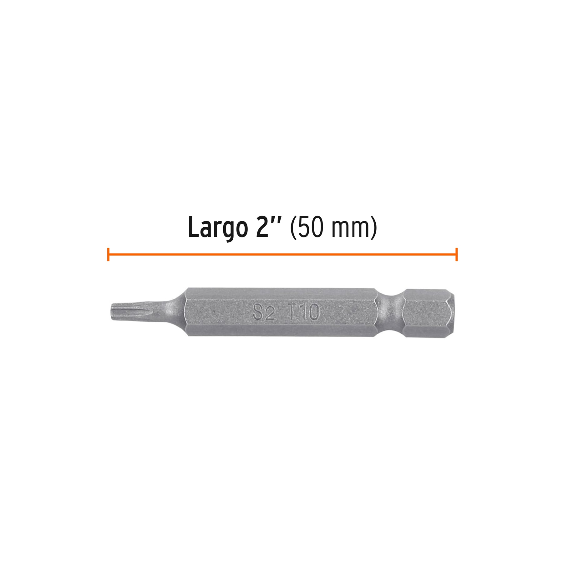 Estuche con 5 puntas torx T10 largo 2', TRUPER EXPERT - Imagen 3