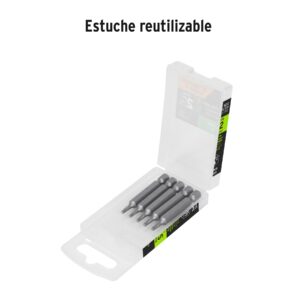 Estuche con 5 puntas torx T10 largo 2', TRUPER EXPERT - Imagen 4