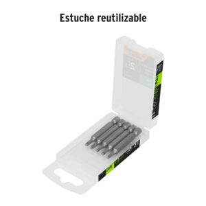 Estuche con 5 puntas torx T15 largo 2', TRUPER EXPERT - Imagen 4