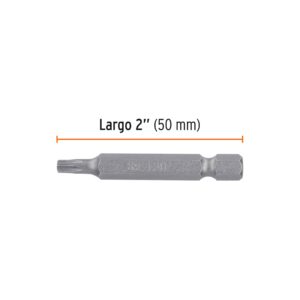 Estuche con 5 puntas torx T20 largo 2', TRUPER EXPERT - Imagen 3