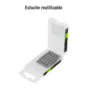 Estuche con 5 puntas torx T20 largo 2', TRUPER EXPERT - Imagen 4