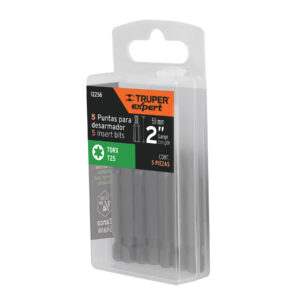 Estuche con 5 puntas torx T25 largo 2', TRUPER EXPERT - Imagen 5