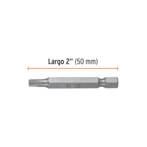 Estuche con 5 puntas torx T25 largo 2', TRUPER EXPERT - Imagen 3