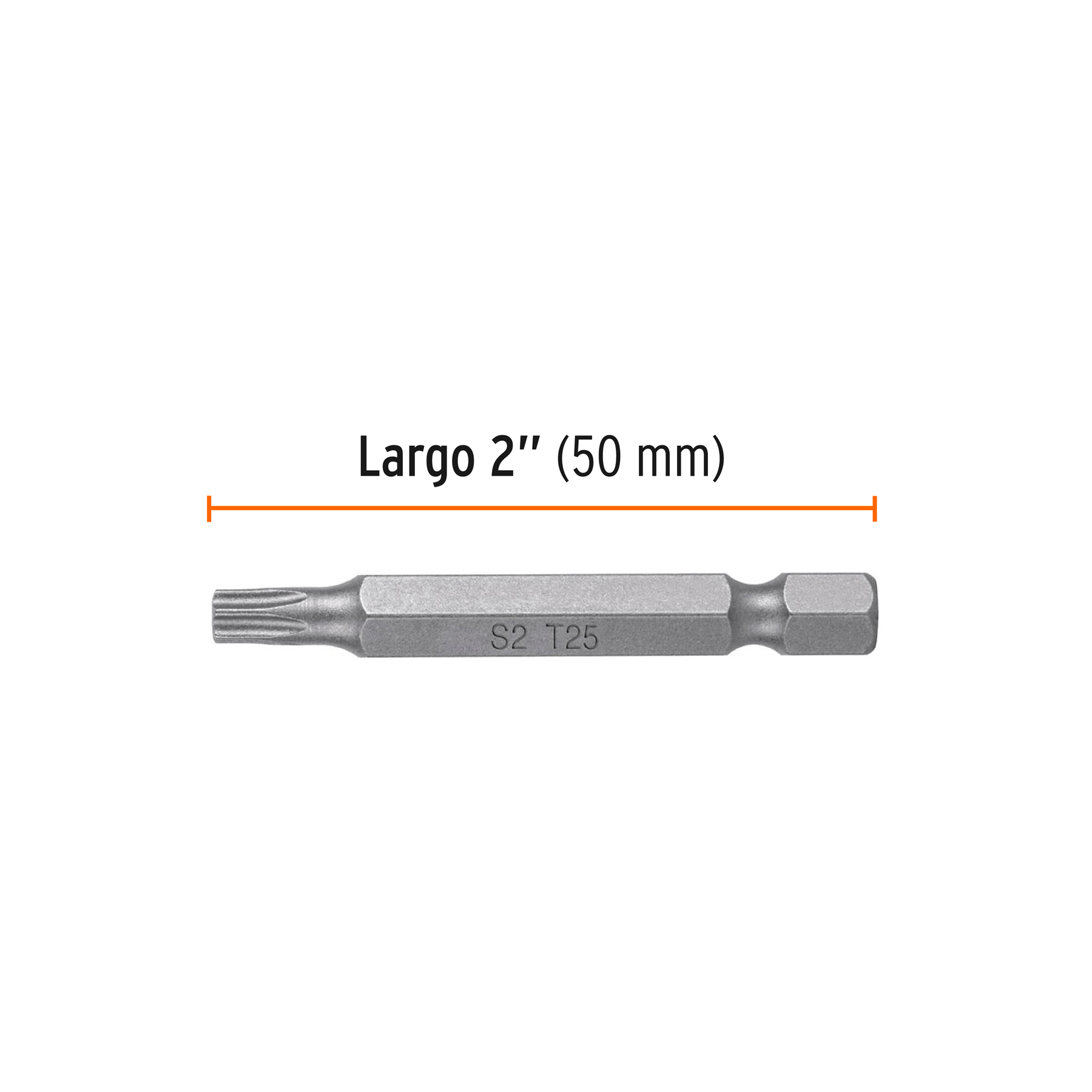 Estuche con 5 puntas torx T25 largo 2', TRUPER EXPERT - Imagen 3