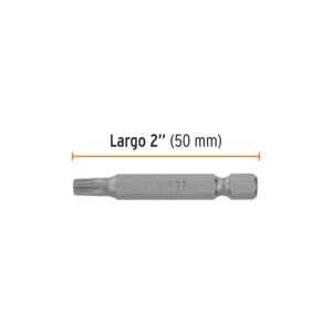 Estuche con 5 puntas torx T27 largo 2', TRUPER EXPERT - Imagen 3