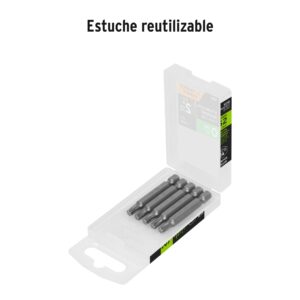Estuche con 5 puntas torx T27 largo 2', TRUPER EXPERT - Imagen 4