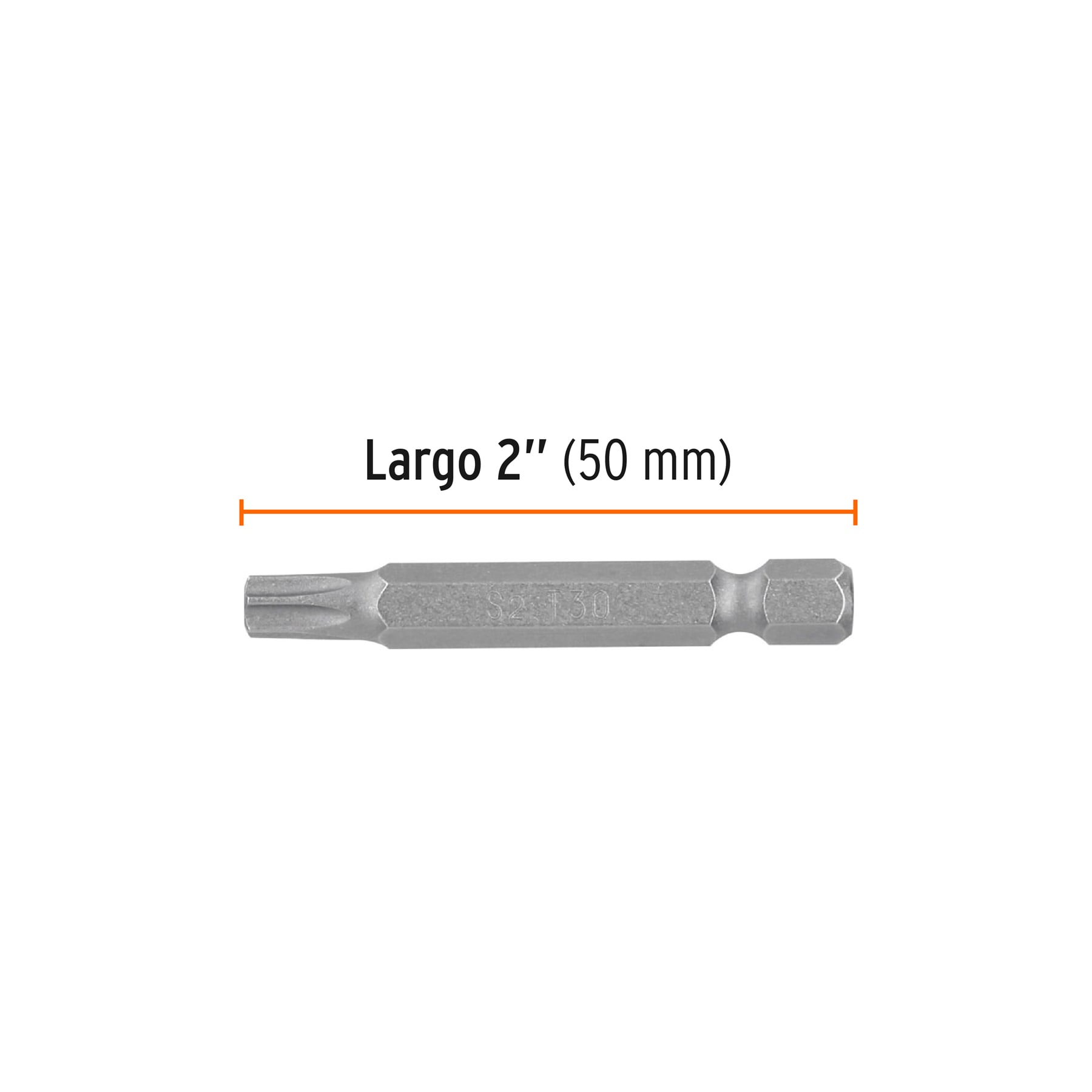 Estuche con 5 puntas torx T30 largo 2', TRUPER EXPERT - Imagen 3