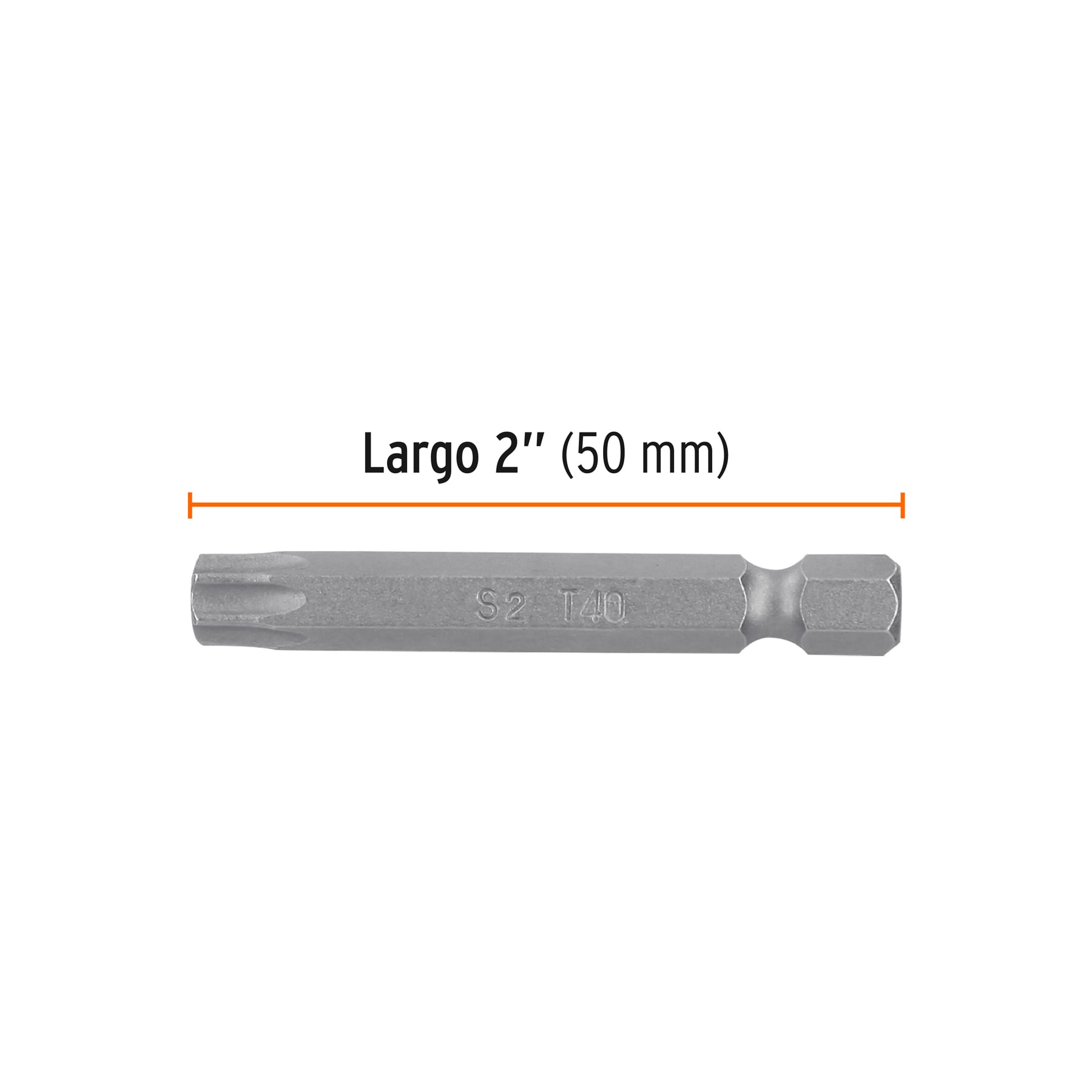 Estuche con 5 puntas torx T40 largo 2', TRUPER EXPERT - Imagen 3