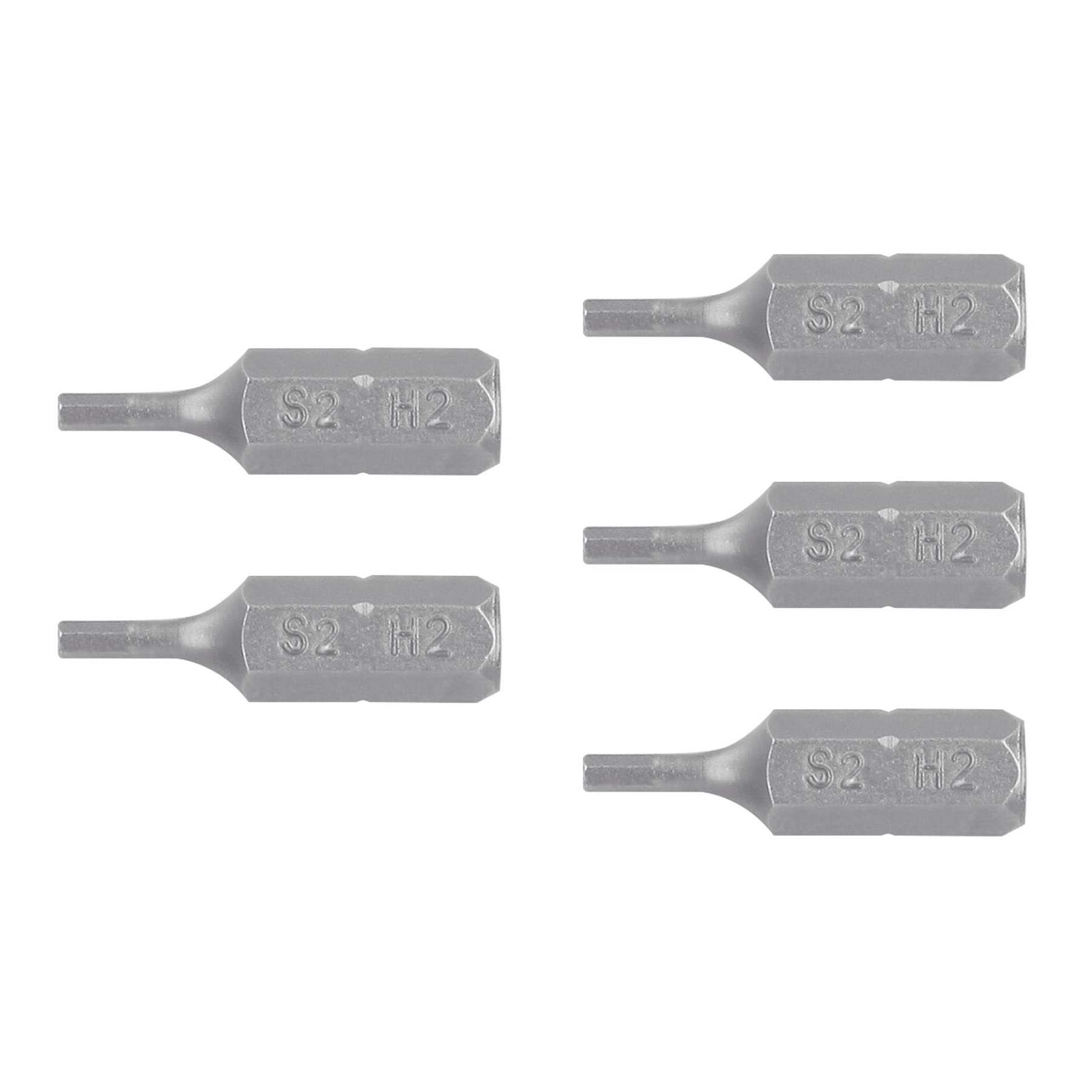 Estuche con 5 puntas hexagonales de 2 mm largo 1', EXPERT - Imagen 2