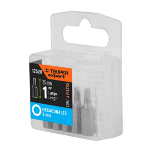 Estuche con 5 puntas hexagonales de 3 mm largo 1', EXPERT - Imagen 5