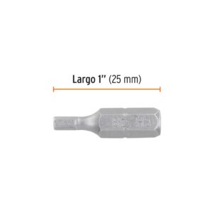 Estuche con 5 puntas hexagonales de 3 mm largo 1', EXPERT - Imagen 3