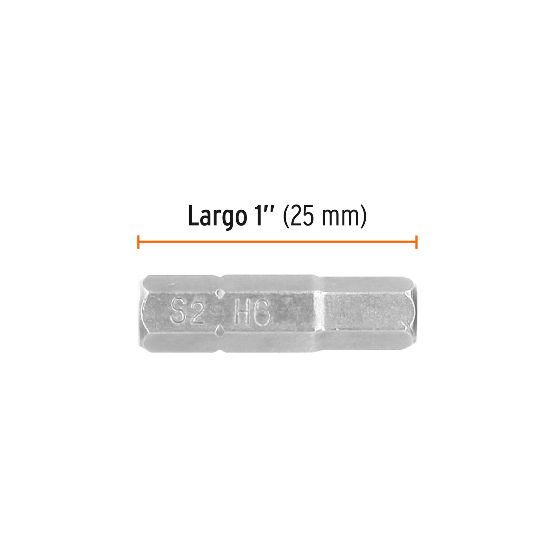 Estuche con 5 puntas hexagonales de 6 mm largo 1', EXPERT - Imagen 3