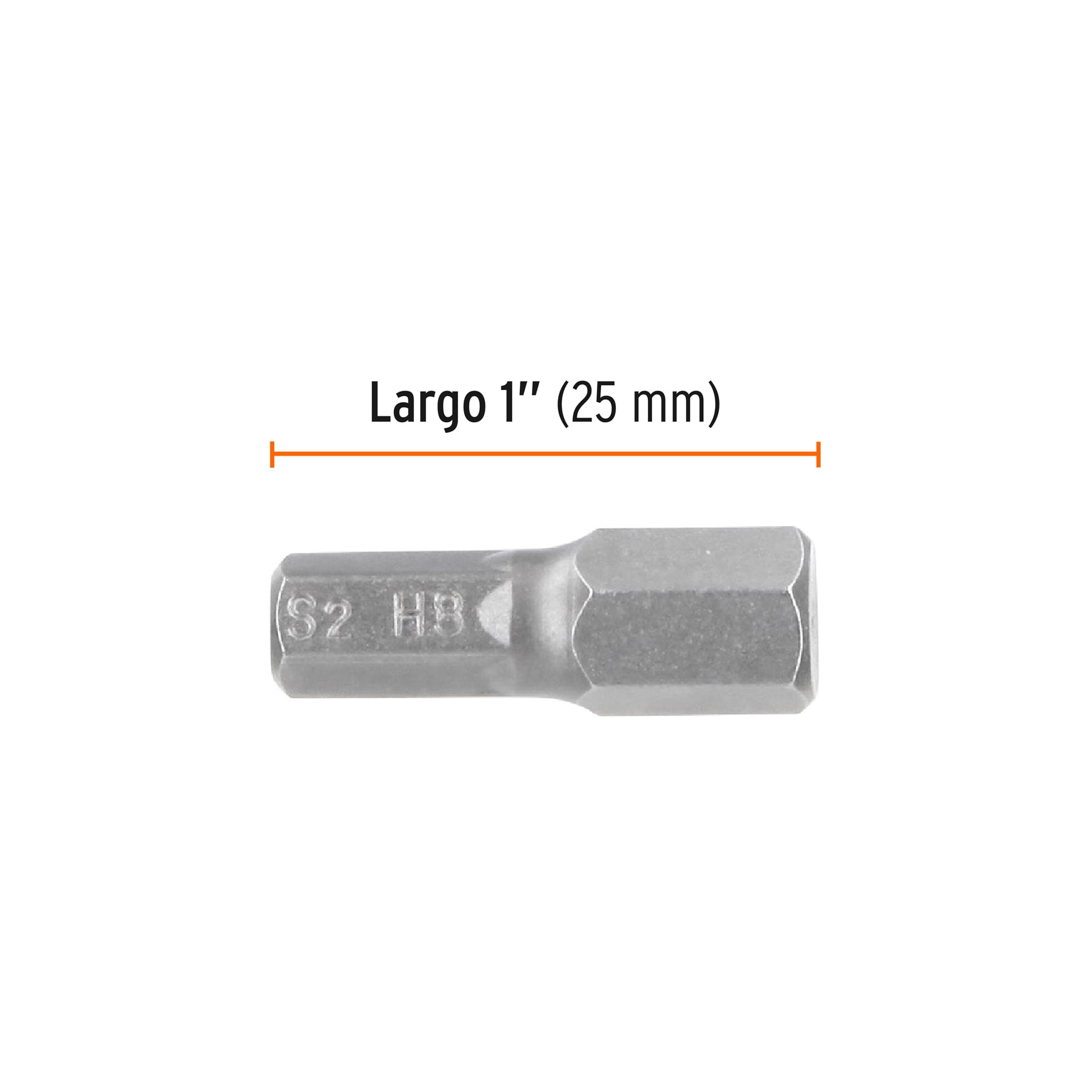 Estuche con 5 puntas hexagonales de 8 mm largo 1', EXPERT - Imagen 3