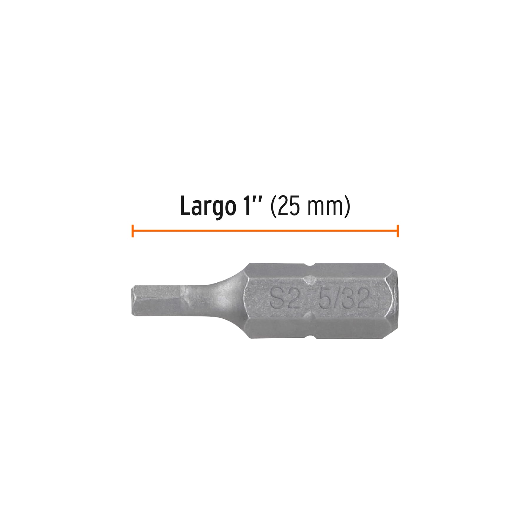 Estuche con 5 puntas hexagonales de 3/32mm largo 1', EXPERT - Imagen 3
