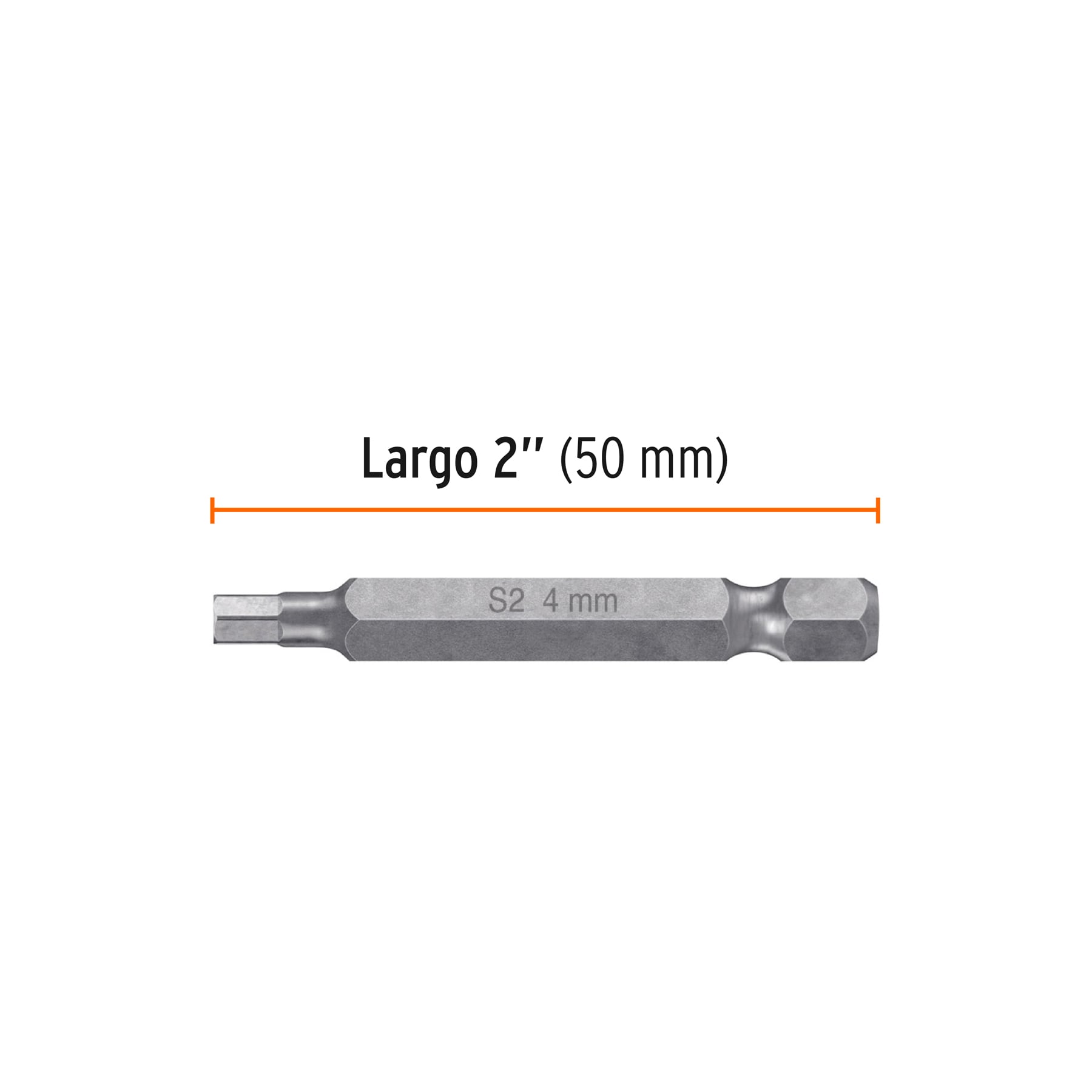 Estuche con 5 puntas hexagonales de 4 mm largo 2', EXPERT - Imagen 3