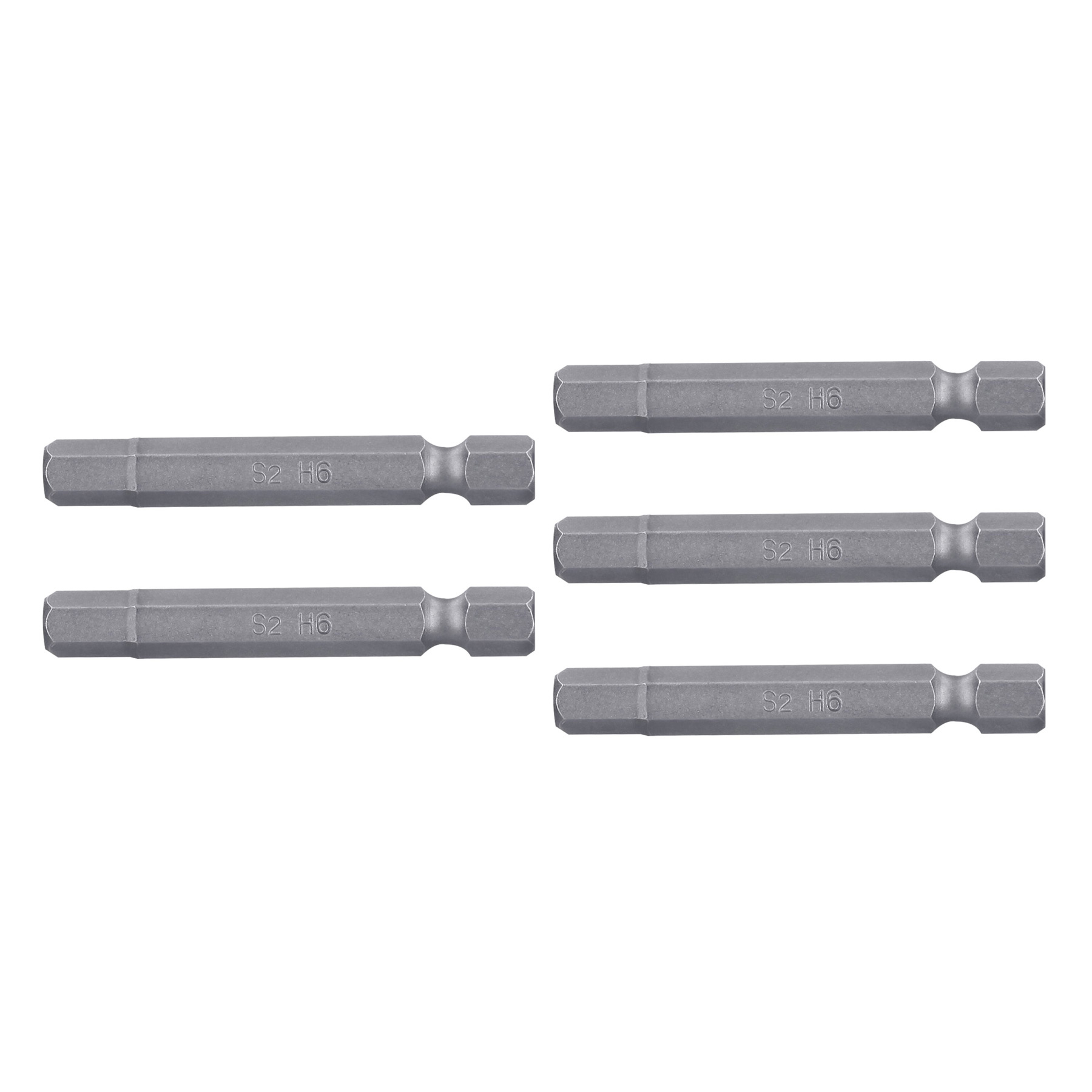 Estuche con 5 puntas hexagonales de 6 mm largo 2', EXPERT - Imagen 2