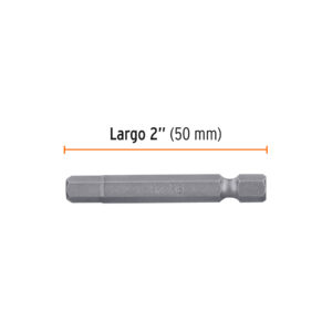 Estuche con 5 puntas hexagonales de 6 mm largo 2', EXPERT - Imagen 3