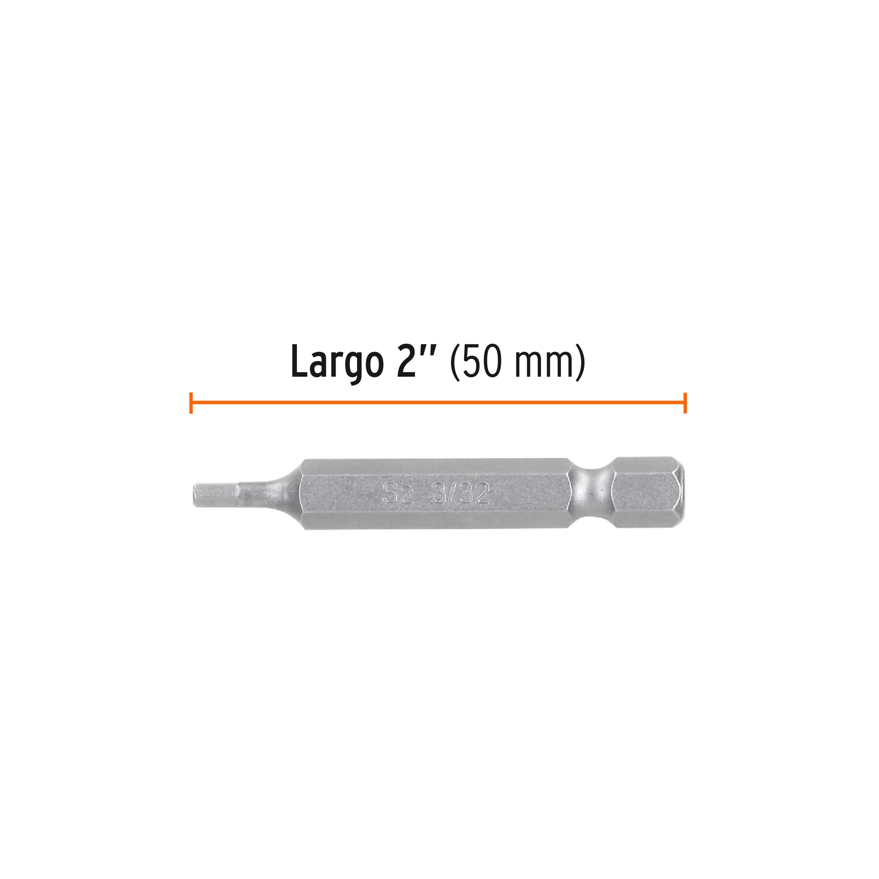 Estuche con 5 puntas hexagonales de 3/32mm largo 2', EXPERT - Imagen 3