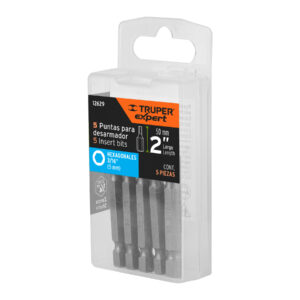 Estuche con 5 puntas hexagonales de 3/16mm largo 2', EXPERT - Imagen 5