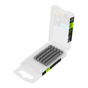 Estuche con 5 puntas hexagonales de 1/4mm largo 2', EXPERT